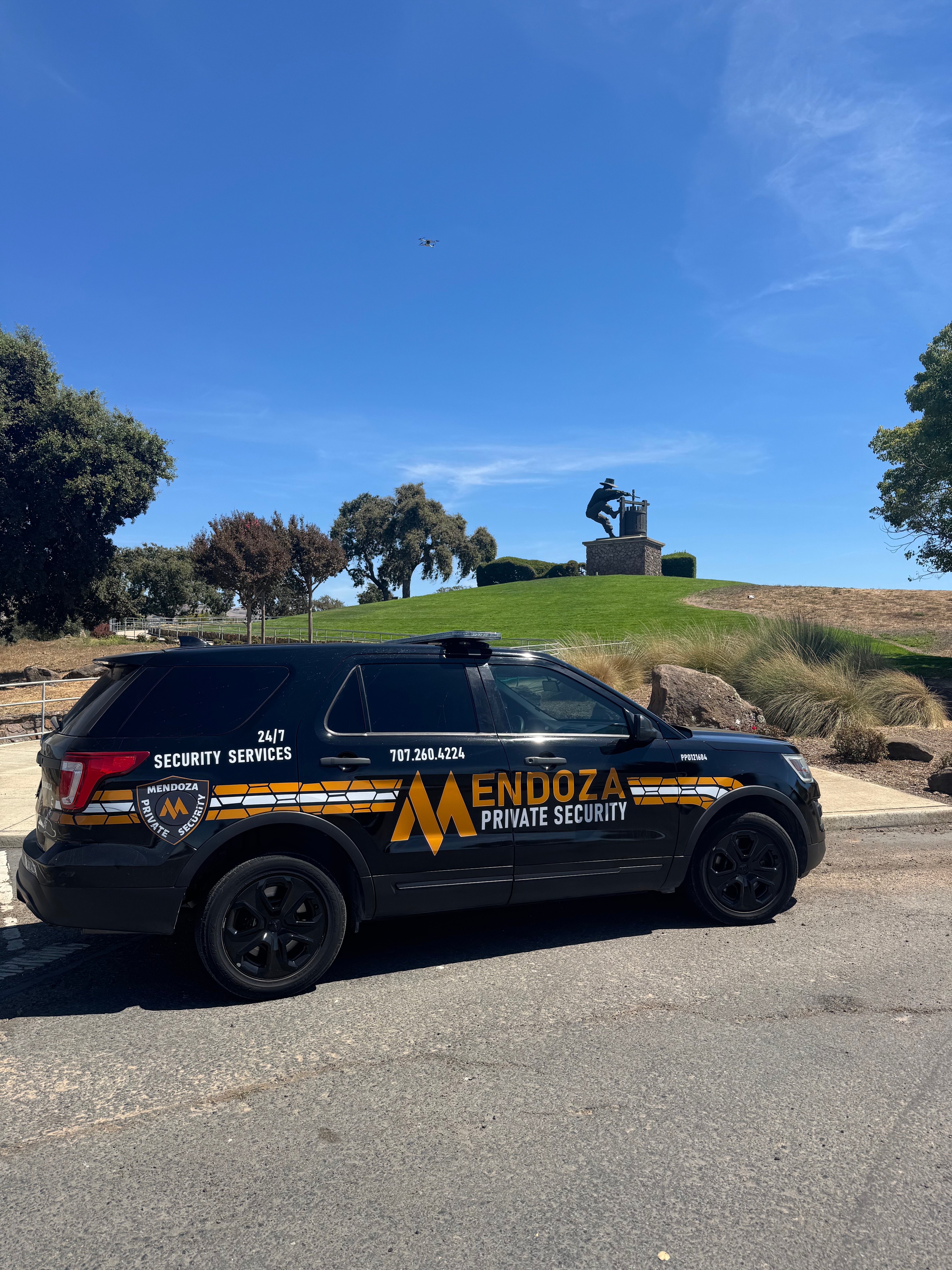 Marked vehicle patrol